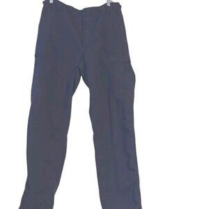 Propper Mens Navy Blue Cargo Pants M/R 65% Polyester 35% Cotton Ripstop Durable